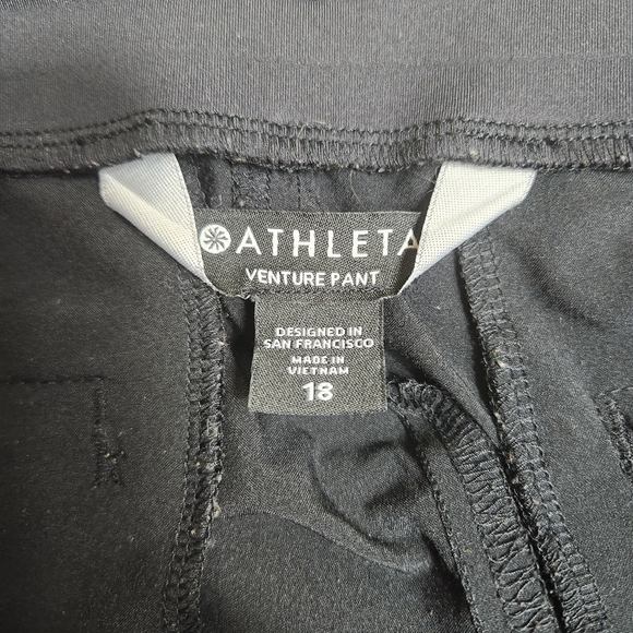 Athleta Womens |18| Black Venture Jogger Pant/#566665 - Picture 9 of 11